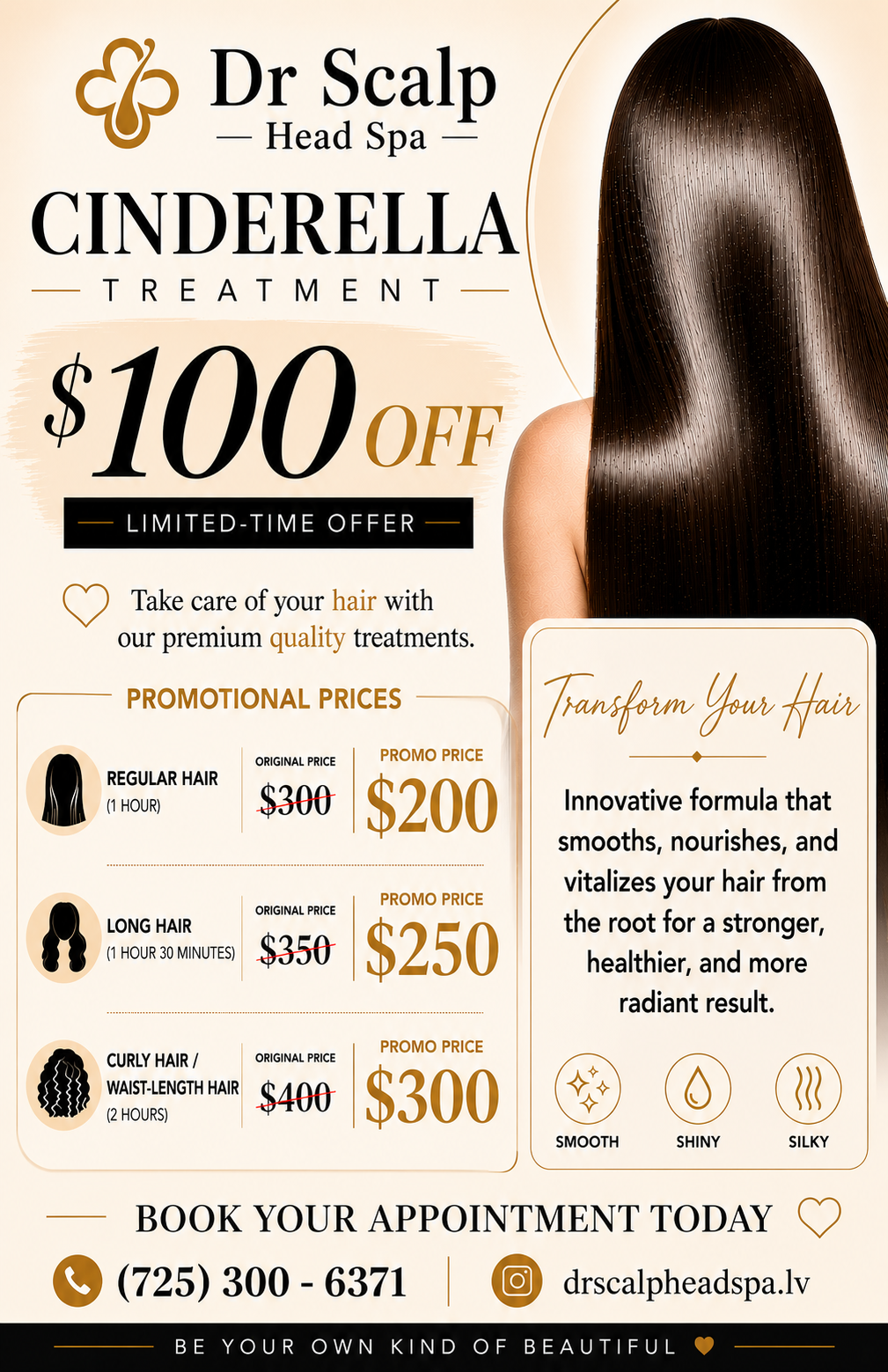 Cinderella Treatment promotional pricing